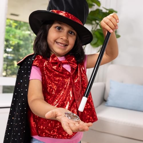 Melissa & Doug Melissa Doug unisex-children Magician Role Play Costume Set - Includes Hat