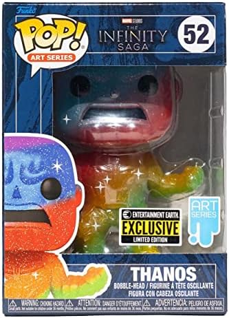 Funko Marvel Infinity Saga Thanos Art Series Pop Vinyl Figure with Premium Pop Protector