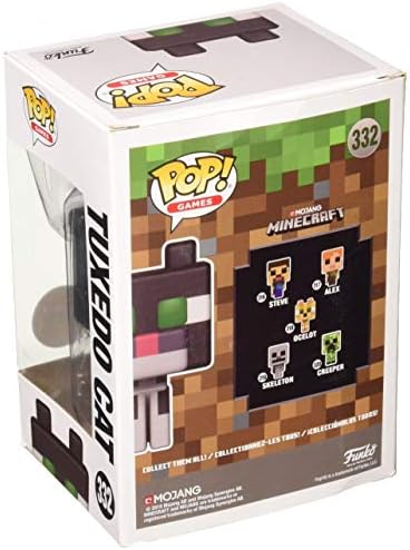 Funko POP Minecraft Tuxedo Cat 3.75 Chase Variant Vinyl Figure