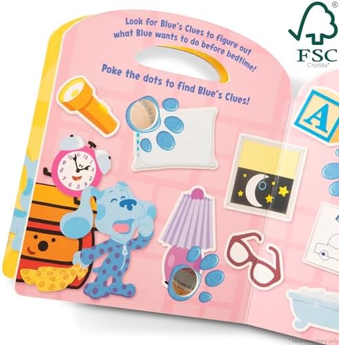 Melissa & Doug Melissa Doug Blue's Clues You Children's Book - Poke-A-Dot Shapes with