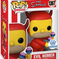 Funko Pop The Simpsons Evil Homer Vinyl Figure 4.35-inch Maracas RedYellow