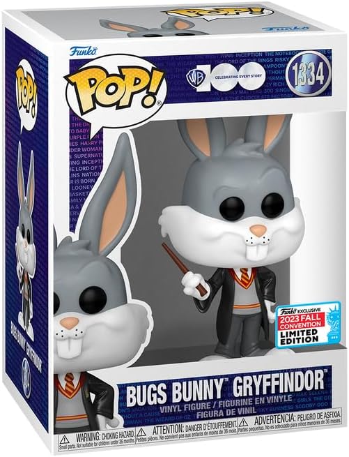 Funko Pop WB100 Looney Tunes x Wizarding World - Bugs Bunny Griffindor NYCC 2023 Shared