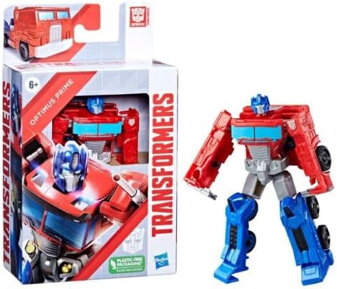 Transformers Authentics Optimus Prime Small Red Blue Gray Black