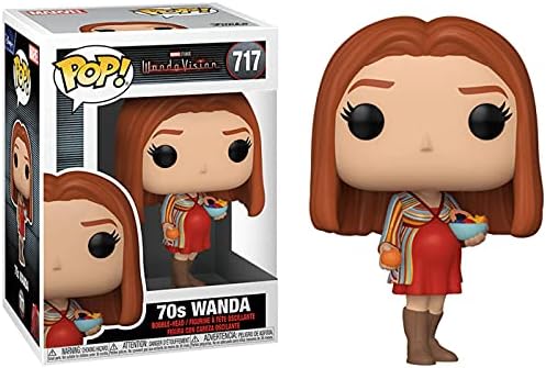 Funko Wanda 70's Pop 717 Pop TV Wanda Vision Vinyl Figure Bundled with EcoTek Protector