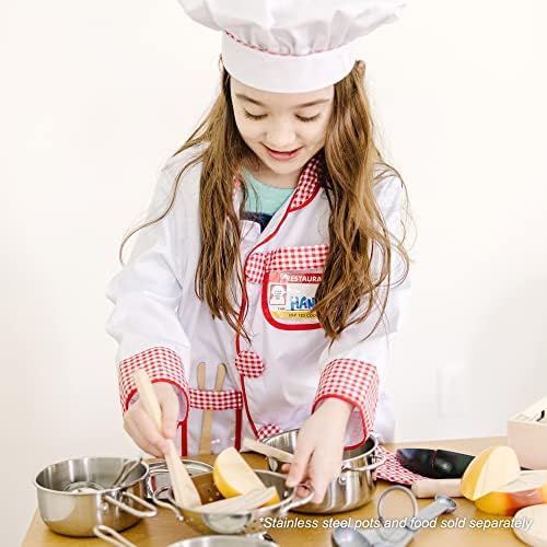 Melissa & Doug Melissa Doug Chef Role Play Costume Dress -Up Set With Realistic Pretend
