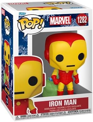 Funko POP Marvel Holiday - Iron Man with Bag - Marvel Comics - Collectable Vinyl Figure