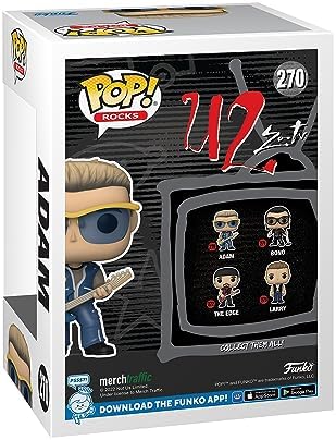 Funko Pop Rocks U2 - Adam Clayton - Collectable Vinyl Figure