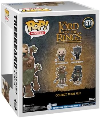 Funko POP Super Lord of The Rings - Pippin Took - Treebeard with Merry Pippin - Collectable Vinyl Figure