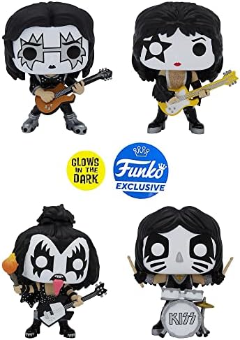 Funko POP KISS Band Set - Glow in The Dark Set - Online - The Spaceman The Starchild The