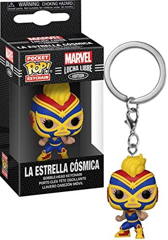 Funko Pop Keychain Marvel Luchadores - Captain Marvel