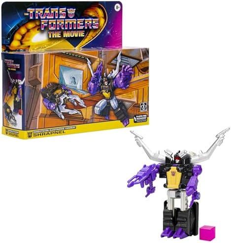 Hasbro s - The Transformers The Movie - Transformers Retro - Shrapnel Converting Action