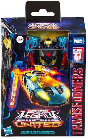 Transformers Legacy United Deluxe Class Cybertron Universe Hot Shot 5.5-inch Converting