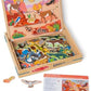 Melissa & Doug Melissa Doug National Parks Wooden Picture Matching Magnetic Game - FSC