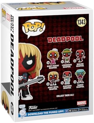 Funko POP Marvel Deadpool - Heavy Metal Band Member Band - Collectable Vinyl Figure