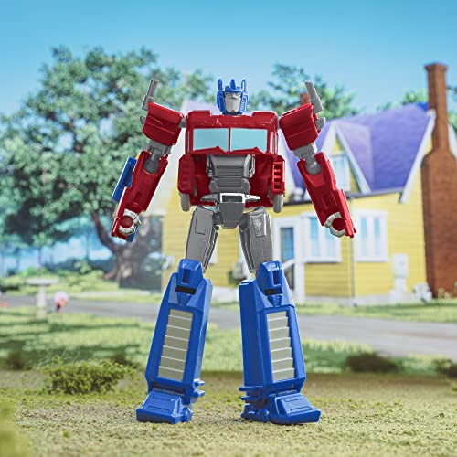 Transformers EarthSpark Warrior Class Optimus Prime Action Figure 5-Inch Robot for