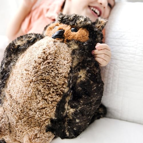Melissa & Doug Melissa Doug Giant Owl - Lifelike Stuffed Animal 17 inches tall Brown