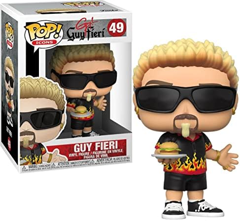 Funko POP Icons Guy Fieri Funko Pop Vinyl Figure Bundled with Compatible Pop Box