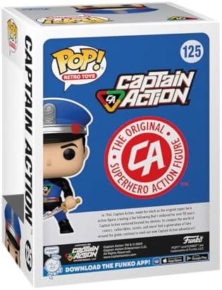 Funko POP Vinyl Heroes - Captain Action - Captain America - Collectable Vinyl Figure