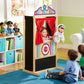 Melissa & Doug Melissa Doug Deluxe Puppet Theater - Sturdy Wooden Construction - Puppet