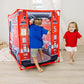 Melissa & Doug Melissa Doug Fire Truck Play Tent Role Play Firefighter Tent Fire Truck