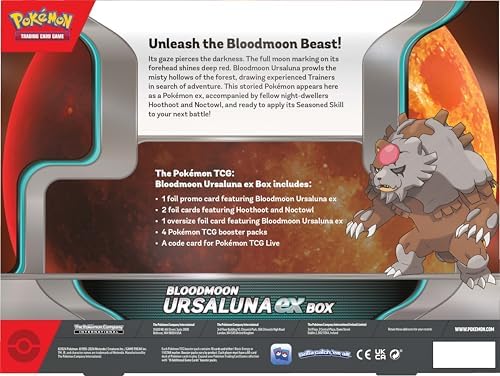 Pokemon TCG Bloodmoon Ursaluna ex Box