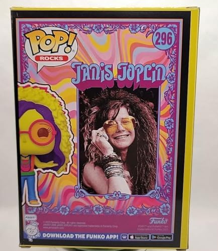 Funko Pop Janis Joplin Blacklight Shop x Fun on The Run 2023