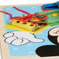 Melissa & Doug Melissa Doug Mickey Mouse Clubhouse Wooden Basic Skills Board - Zip Lace