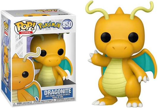 Pokemon - Dragonite Pop Vinyl Figure Bundled with Compatible Pop Box Protector Case
