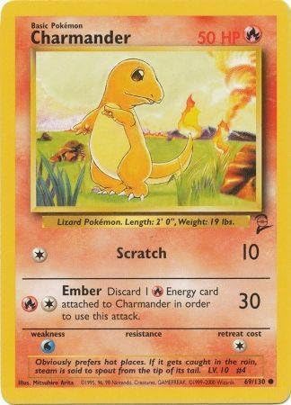 Pokemon - Charmander 69 - Base Set 2