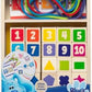Melissa & Doug Melissa Doug Blue's Clues You Wooden Lacing Beads - 25 Beads 4 Cords - FSC