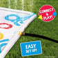 Hasbro Twister Jr. Splash - Outdoor Inflatable Water Twister Game for