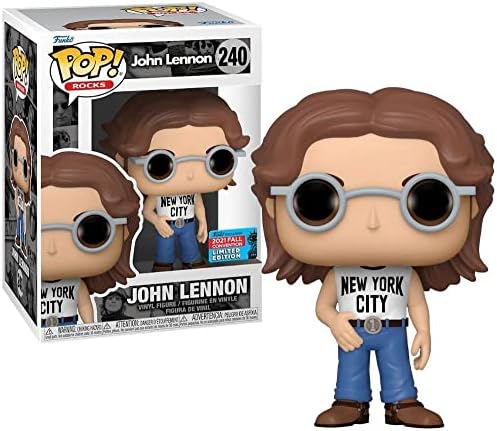 Funko John Lennon NYCC 2021 Fall Convention - Bundled with Pop Box Protector