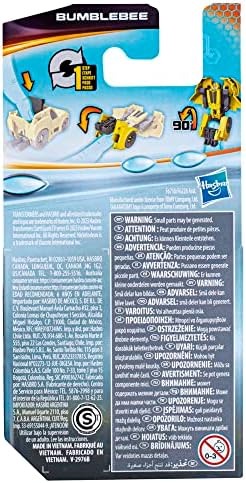 Transformers EarthSpark 6cm Tacticon Bumblebee Figure Robot Toy for Age 6