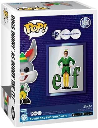 Funko POP Movies WB100 - Bugs Bunny As Buddy The Elf- Warner Bros - Collectable Vinyl Figure