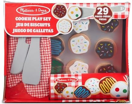 Melissa & Doug Melissa Doug Slice and Bake Wooden Cookie Play Food Set