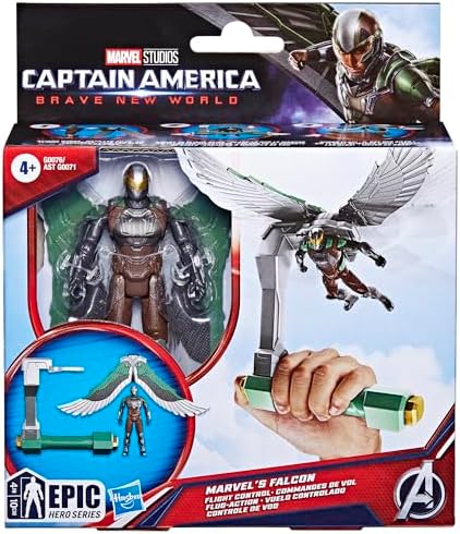 Marvel Epic Hero Series Captain America Brave New World Falcon Flight Control Action