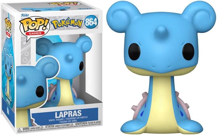 Pokemon - Lapras Pop Vinyl Figure Bundled with Compatible Pop Box Protector Case