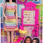 Barbie Teacher Doll with Brunette Fashion Doll with Printed Dress 1 Toddler Doll Teaching