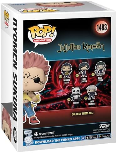 Funko Pop Animation Jujutsu Kaisen - Ryomen Sukuna Tearing Shirt Multicolor Vinyl Figure