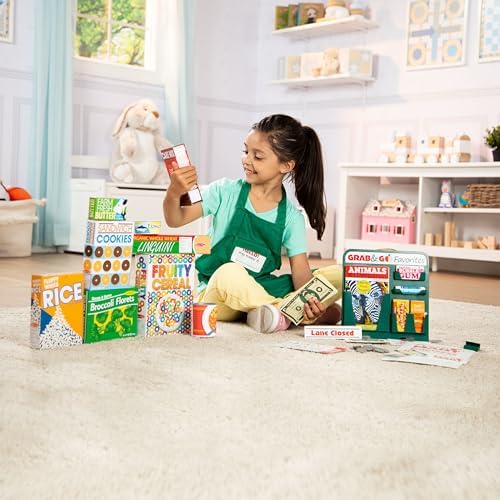 Melissa & Doug Melissa Doug Fresh Mart Grocery Store Play Food and Role Play Companion Set