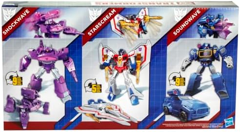 Transformers Decepticon Commander 3-Pack of 5-Inch Robot Action Figures for Boys and