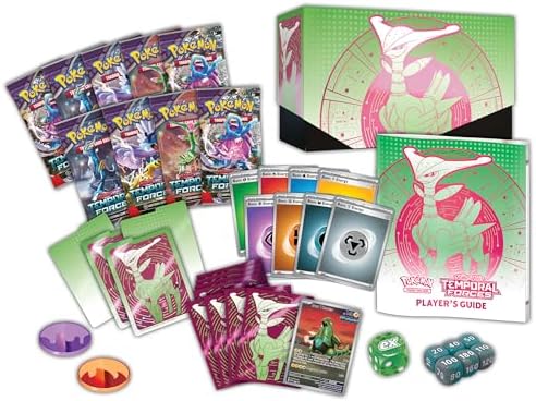 Pokemon TCG Scarlet and Violet Temporal Forces Elite Trainer Box Iron Leaves
