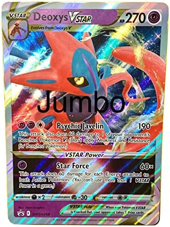 Pokemon Deoxys VSTAR - Oversize - Pokemon Jumbo Card - Black Star Promo SWSH268