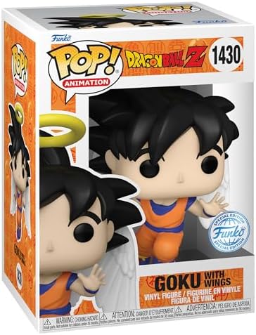Funko Pop Animation Dragon Ball Z - Goku with Wings Angel Multicolor Vinyl Figure 1430 -