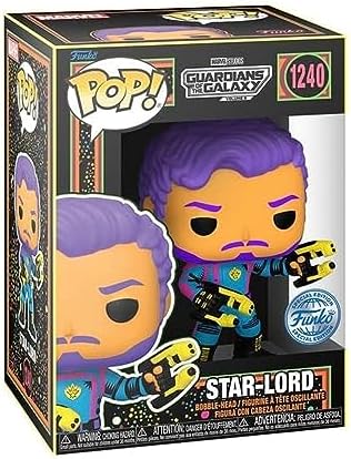 Funko POP Blacklight Star-Lord Marvel Guardians of The Galaxy Vol. 3