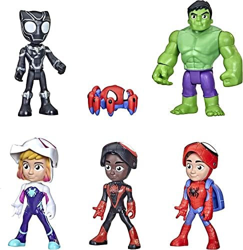 Hasbro Spidey and his Amazing Friends Marvel Hero Reveal Multipack with Mask-Flip Feature