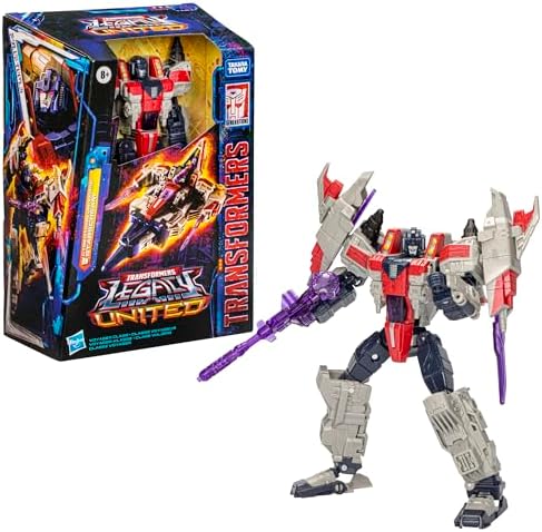 Transformers Legacy United Voyager Class Cybertron Universe Starscream 7-inch Converting