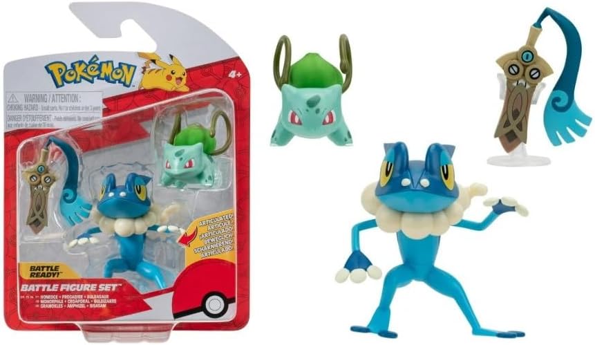 Pokemon Clip n Go Battle Feature Figure Set Multi-Pack Action Ready Pack Plus Bonus