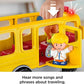 Fisher-Price Little People Musical Toddler Toy Sit with Me School Bus with Lights Sounds