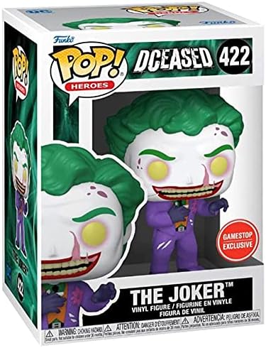 Funko pop Dceased Joker Non-Bloody 422 Vinyl Figure GameStop